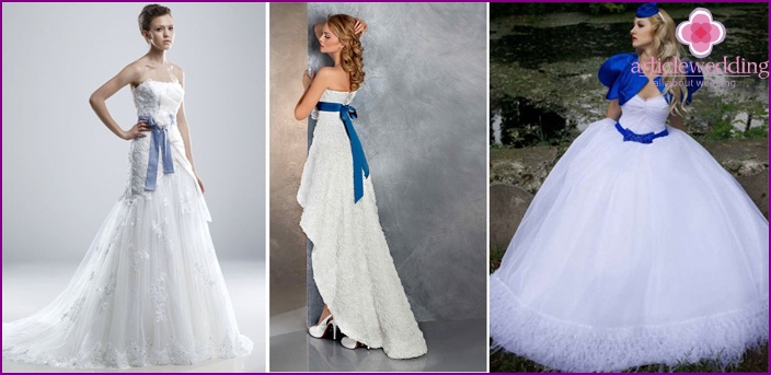 A variety of wedding styles