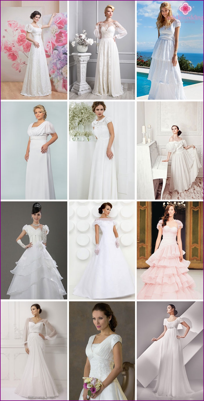 Beautiful outfits for the bride