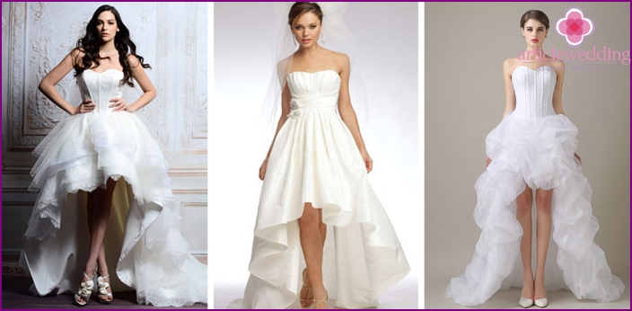 Dress for weddings of different lengths