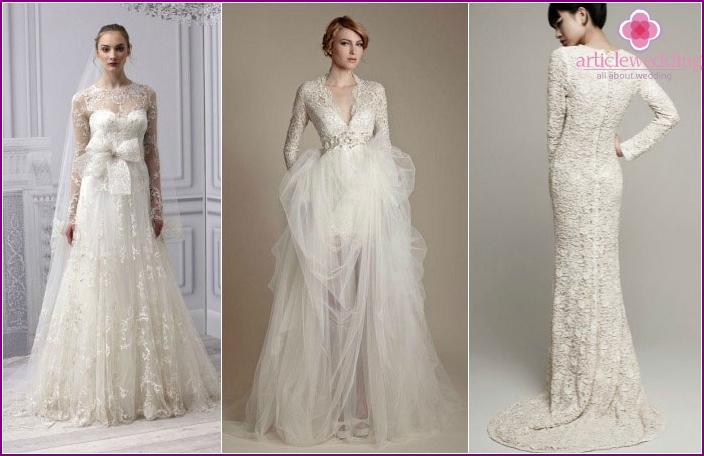 Long sleeve bridesmaid dresses