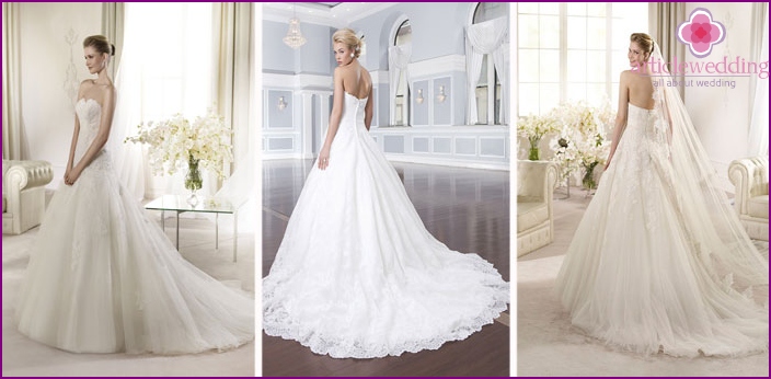 Spectacular puffy bridal gowns