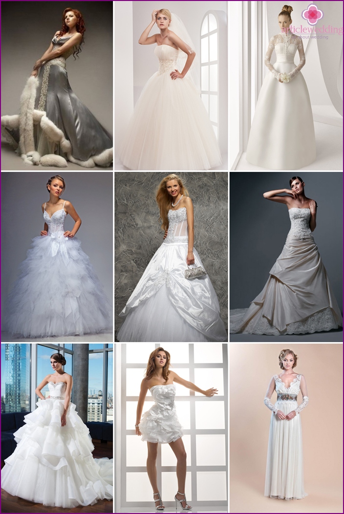 Beautiful outfits of brides