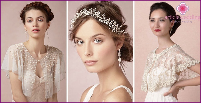 Perle in accessori da sposa per sposini