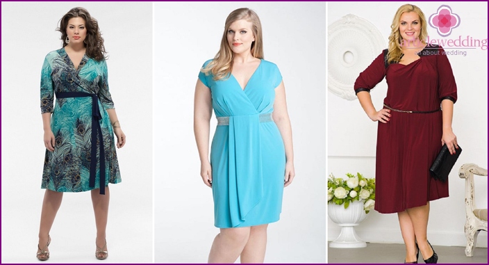 Beautiful dresses for overweight ladies for a wedding