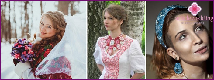 Slavic style dress accessories