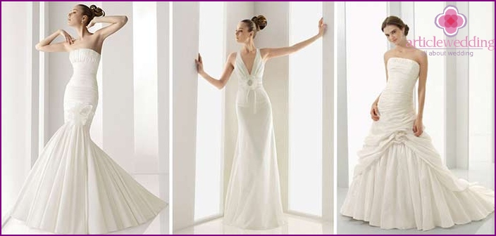 Look da sposa: Abito lungo aderente