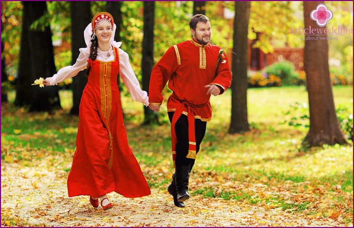 Vestido de casamento russo