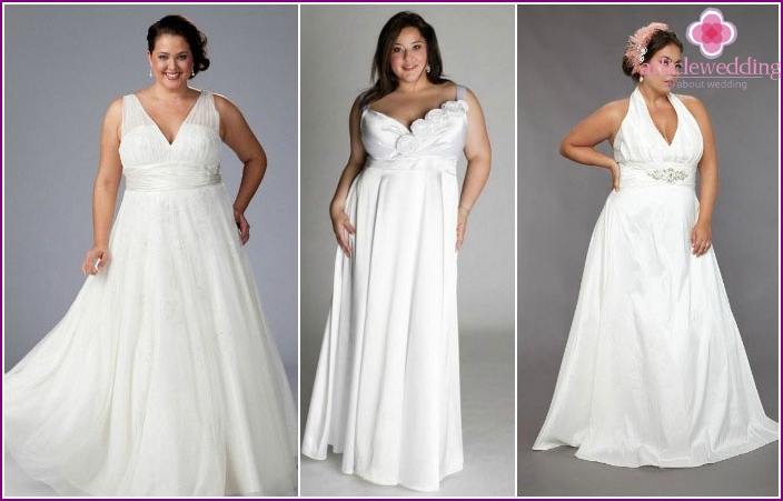 Greek styles for full brides