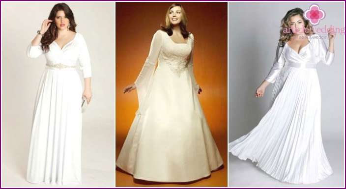 Dress with sleeves: a wedding image of a pie