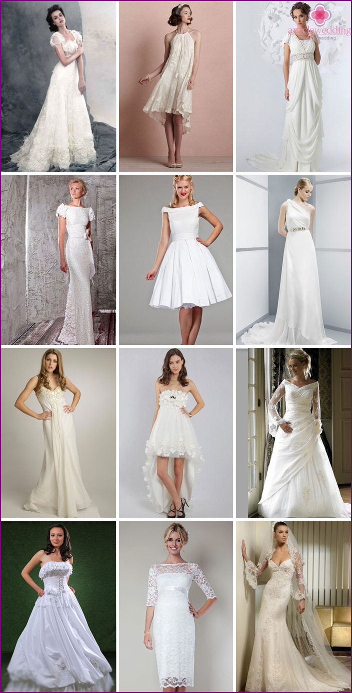 Wedding dresses for small breasts