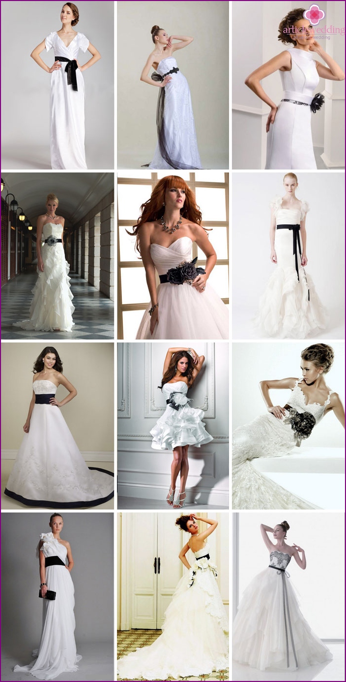 Options de tenue de mariage