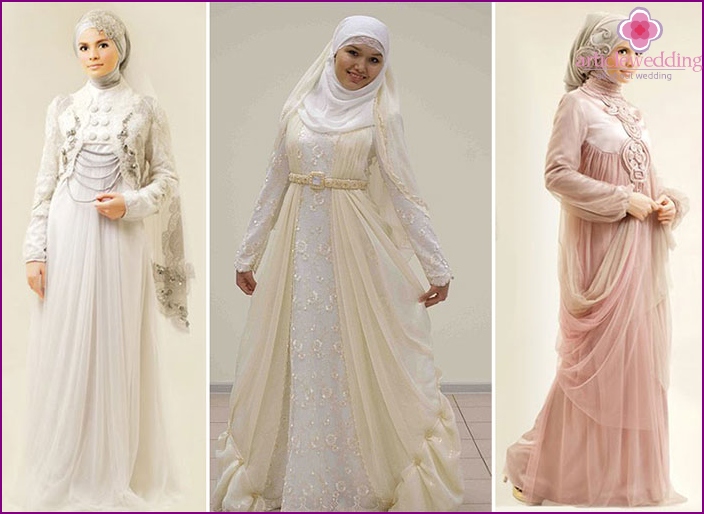 Muslim bride dress