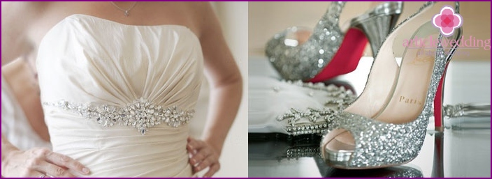 Abiti da sposa con paillettes