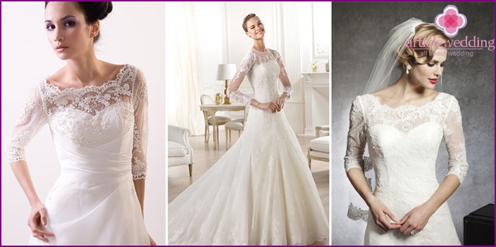 Lace Lace Top Wedding Dresses