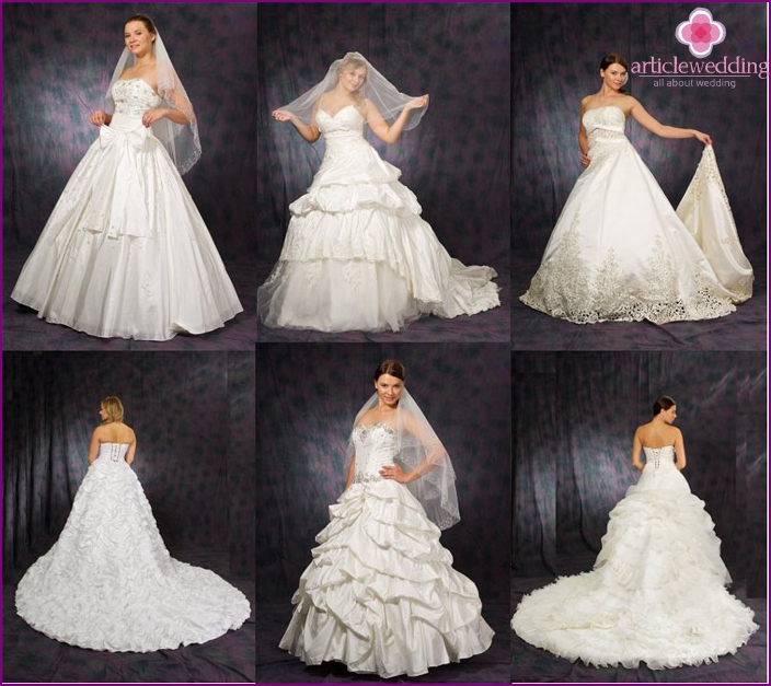 Esküvői ruhák miniatűr menyasszonyok számára