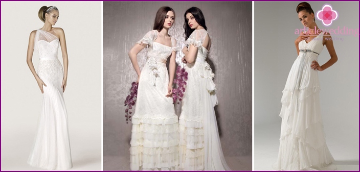 Bohemian style in wedding dresses