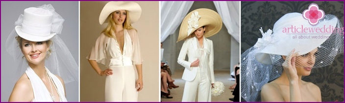 Chapeau - un bel accessoire pour un costume de mariage