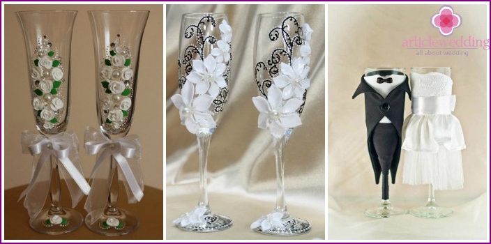 Glasses: wedding attribute