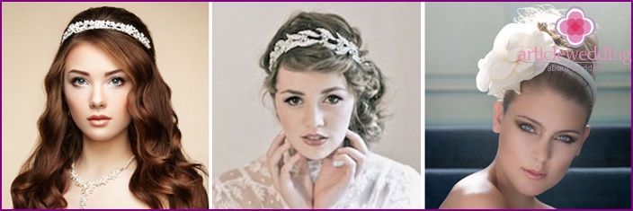 Headband for bride hairstyles