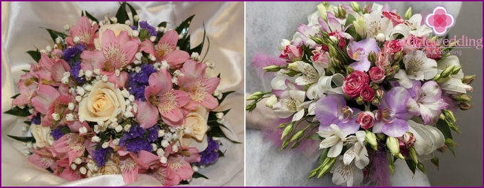 Wedding bouquet with Peruvian beauty