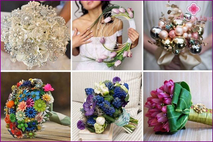 Original bouquet for the bride