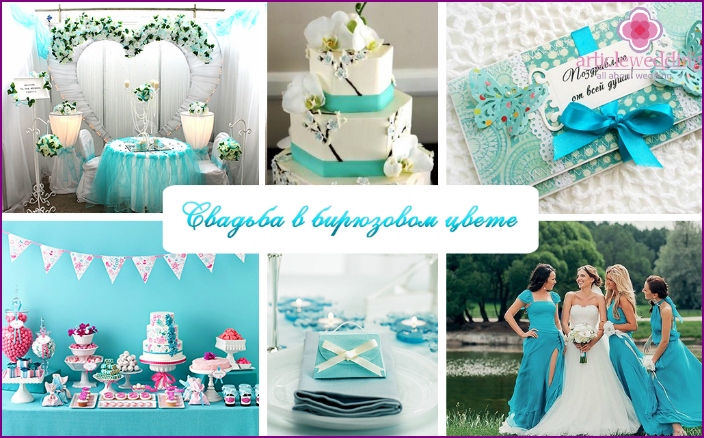 Mariage turquoise