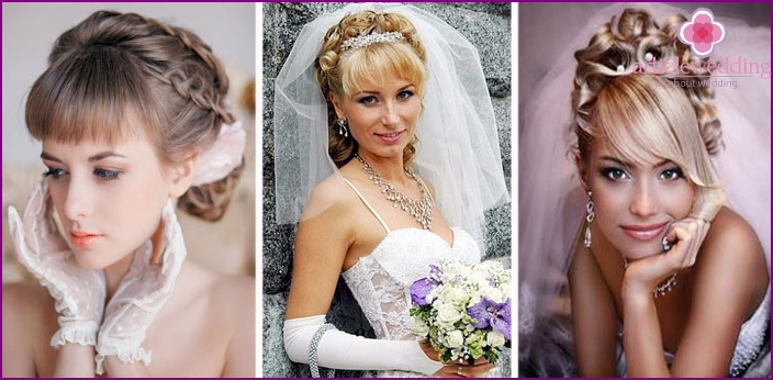 Brides with bangs