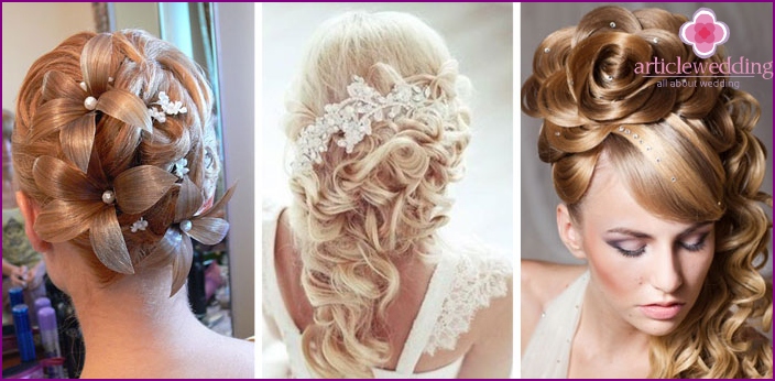 Sophisticated wedding hairstyles for blondes