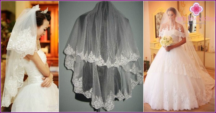 Photo: Bridal styling under a bunk veil