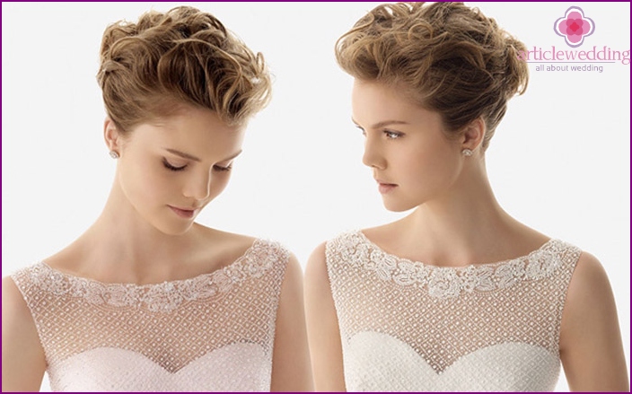Beautiful styling will add femininity to the image of the bride