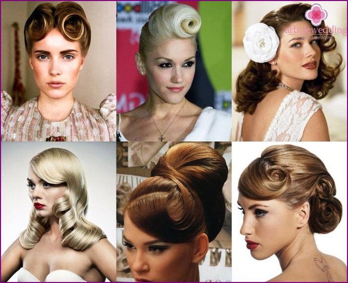 Retro hairstyles for medium hair