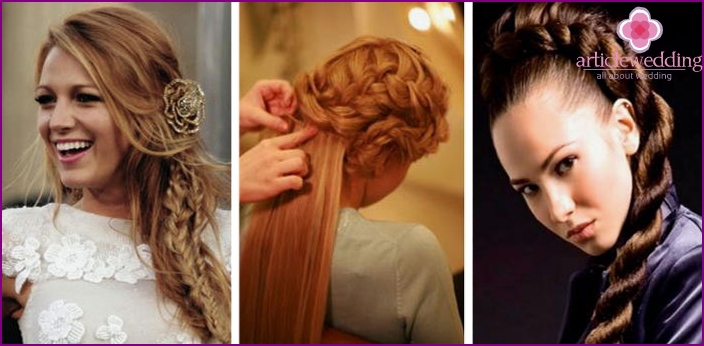 Bir yama chignon kullanma