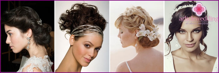 Greek wedding hairstyle