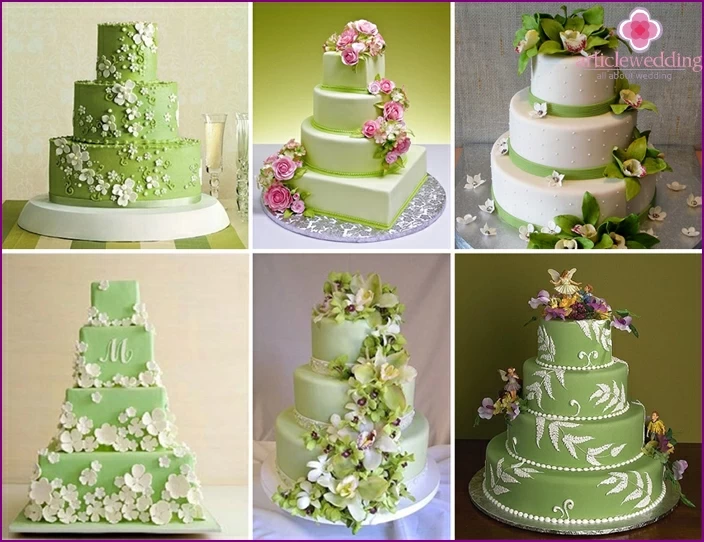 Using a cascade of leaves and flowers