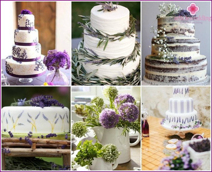 Provence Herb Decorated Cake