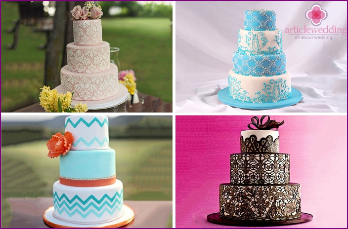 Creative wedding cakes