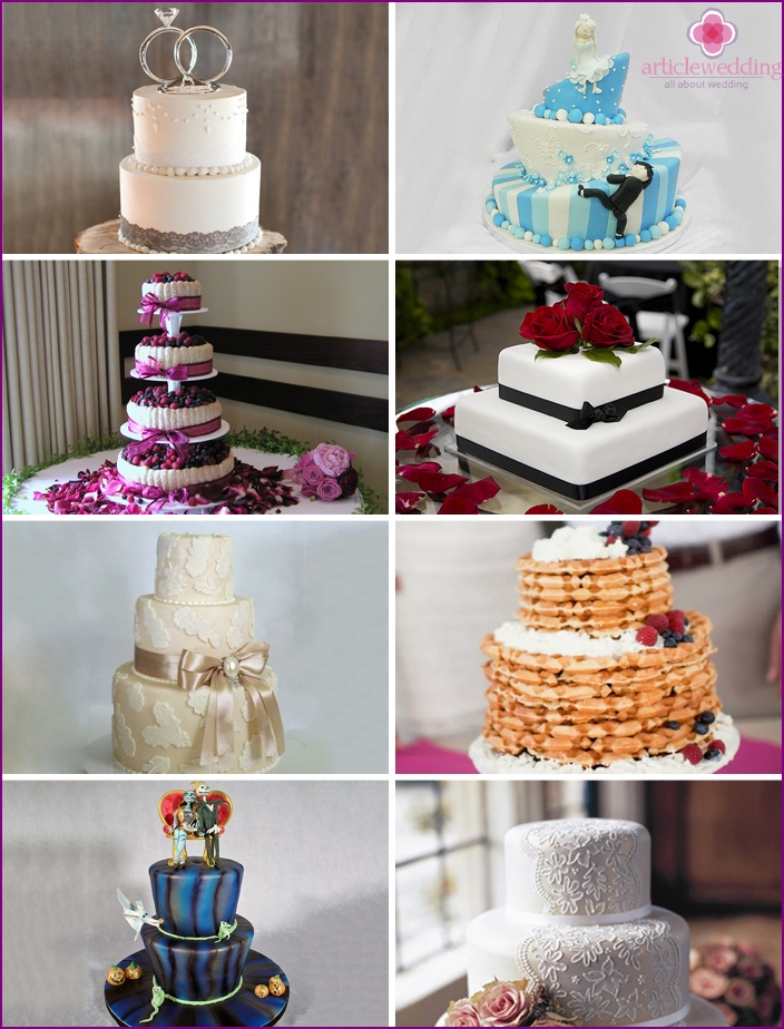 Creative and original wedding cakes