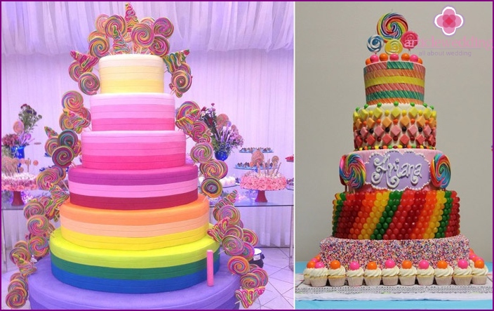 Wedding Candy Cake