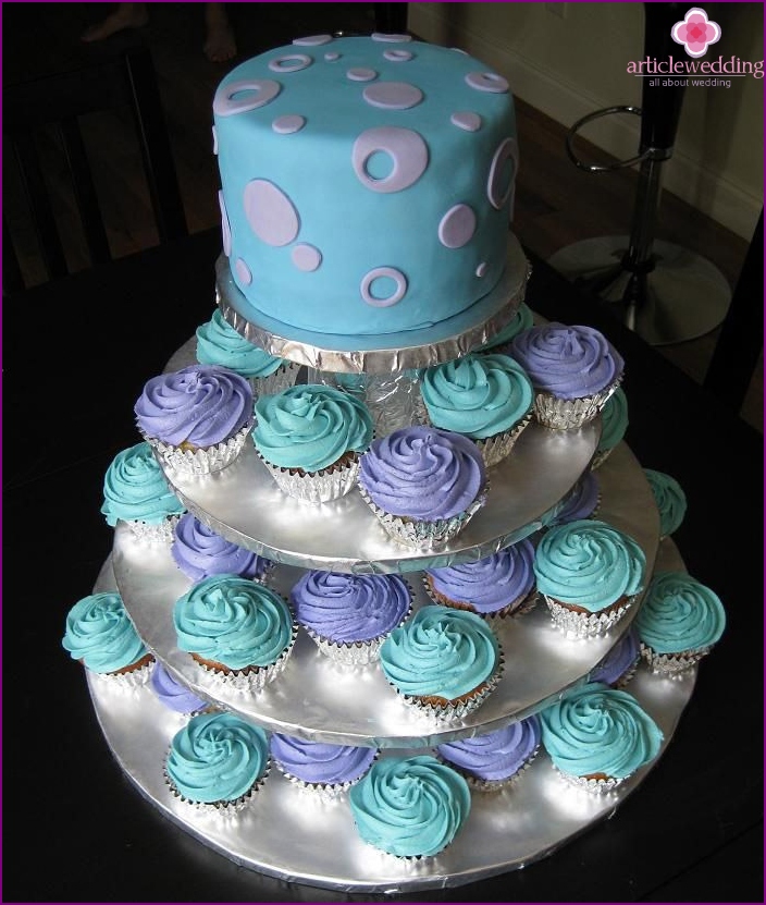 Cupcakes de mariage