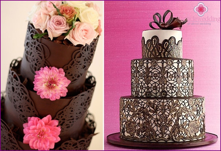 Chocolate lace - the top of culinary art