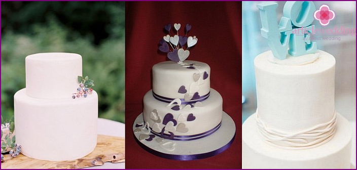 Classic wedding mastic cake