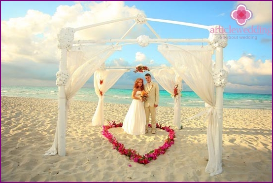 الزفاف في جزر المالديف