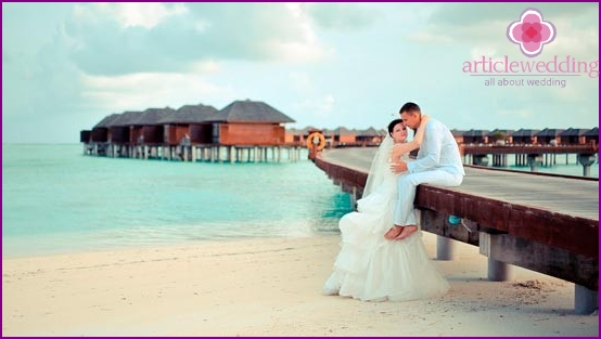 Mariage incroyable aux Maldives