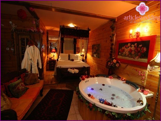 Jacuzzi aux chandelles