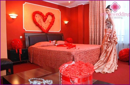 Decorated Honeymoon Room
