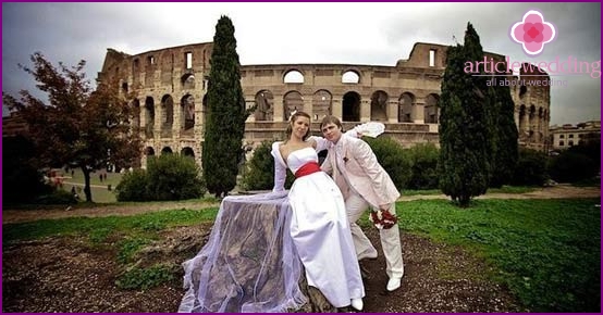 Boda en roma