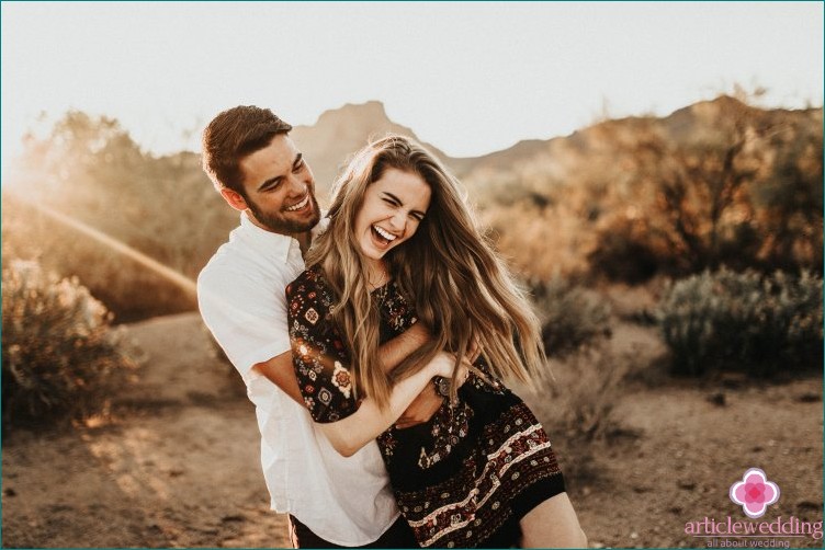 Pareja emocionalmente feliz