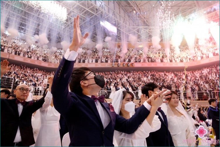 زفاف جماعي في كوريا الجنوبية