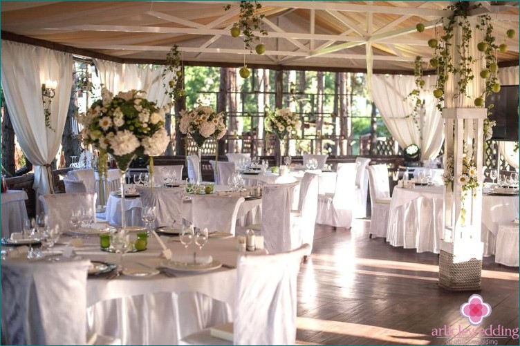 Restaurant for a wedding