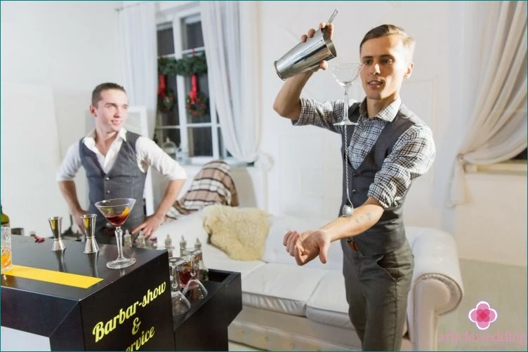 Barman do casamento